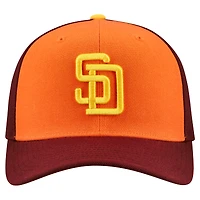 Casquette ajustable unisexe Mitchell & Ness Brown San Diego Padres Basic Coop Pro
