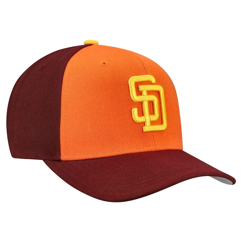 Casquette ajustable unisexe Mitchell & Ness Brown San Diego Padres Basic Coop Pro