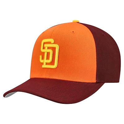 Unisex Mitchell & Ness  Brown San Diego Padres Basic Coop Pro Adjustable Hat