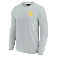 Unisex Fanatics Gray San Diego Padres Elements Super Soft Long Sleeve T-Shirt