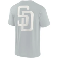 T-shirt unisexe Fanatics gris San Diego Padres Elements super doux à manches courtes