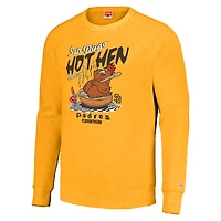 Unisex MLB x Guy Fieri’s Flavortown  Gold San Diego Padres Tri-Blend Pullover Sweatshirt