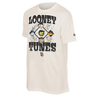 Unisex New Era Cream San Diego Padres Looney Tunes T-Shirt