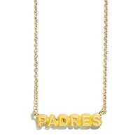 Collier en émail délicat des Padres de San Diego WEAR by Erin Andrews