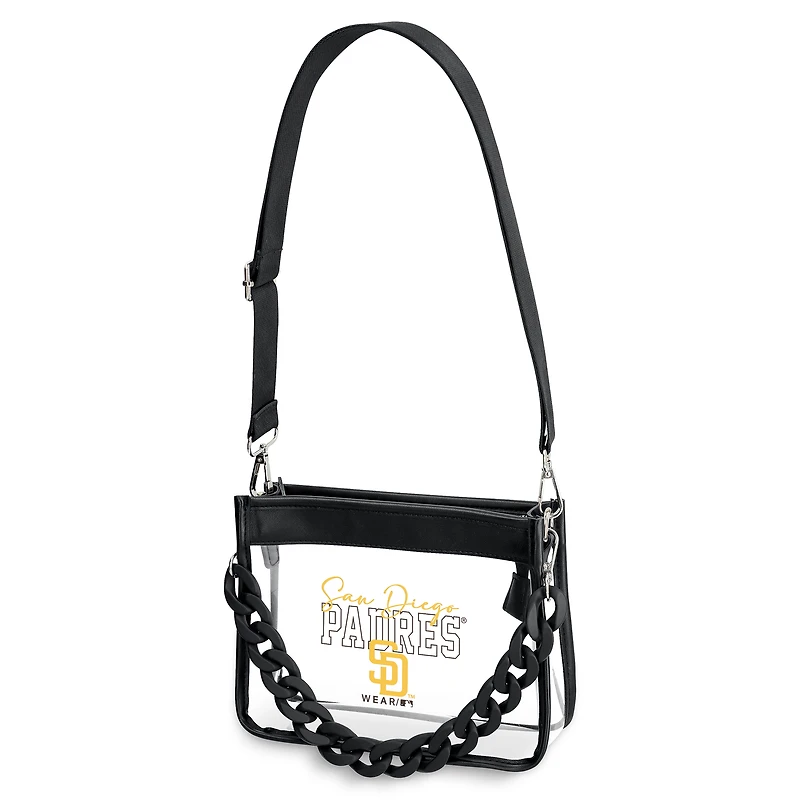 Sac bandoulière mini à chaîne en plastique WEAR by Erin Andrews San Diego Padres