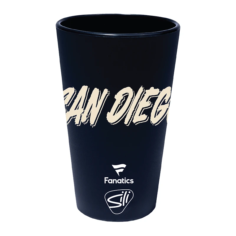 WinCraft San Diego Padres 2026 City Connect 16oz. Verre à bière en silicone