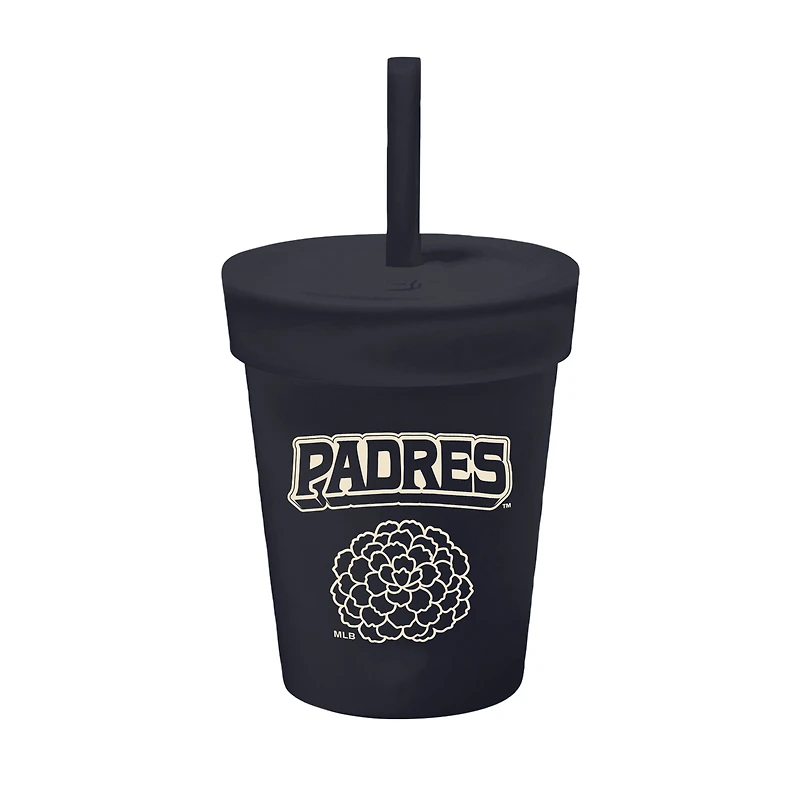 Gobelet isotherme WinCraft San Diego Padres 2026 City Connect de 237 ml (8 oz) avec couvercle et paille.