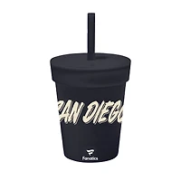 Gobelet isotherme WinCraft San Diego Padres 2026 City Connect de 237 ml (8 oz) avec couvercle et paille.