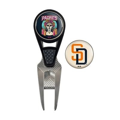 WinCraft San Diego Padres 2026 City Connect Divot Repair Tool & Ball Market Set