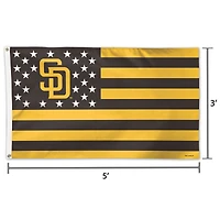 WinCraft San Diego Padres 3' x 5' Americana Stars & Stripes Drapeau de luxe