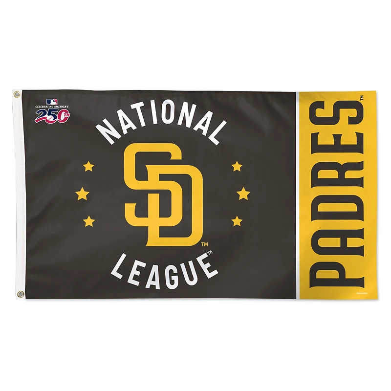 WinCraft San Diego Padres 3' x 5' One-Sided America 250 Deluxe Flag