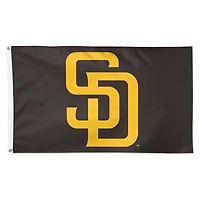 Drapeau simple face WinCraft San Diego Padres 3' x 5' avec logo principal