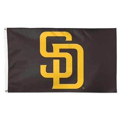 WinCraft San Diego Padres 3' x 5' Logo principal simple face - Drapeau