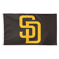 WinCraft San Diego Padres 3' x 5' Logo principal simple face - Drapeau