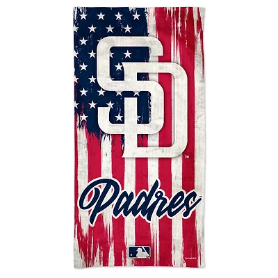 WinCraft San Diego Padres 60'' x 30'' Patriotic Spectra Beach Towel