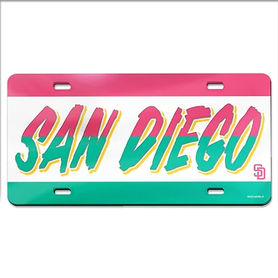 WinCraft San Diego Padres City Connect License Plate