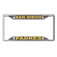 Cadre de plaque d'immatriculation en métal WinCraft San Diego Padres