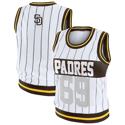 Débardeur sportif blanc des Padres de San Diego pour femmes WEAR by Erin Andrews