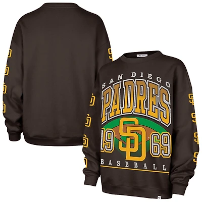 Sweat-shirt oversize marron San Diego Padres « 47 » pour femme