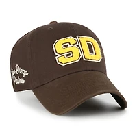 Women's '47  Brown San Diego Padres Zoey Clean Up Adjustable Hat