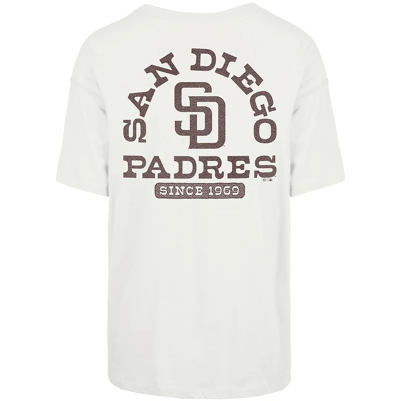 Women's '47 Natural San Diego Padres Back Canyon Sadie T-Shirt