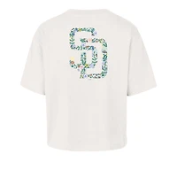 T-shirt court « 47 Natural » pour femme, motif Full Bloom des Padres de San Diego