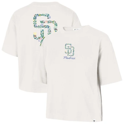 T-shirt court « 47 Natural » pour femme, motif Full Bloom des Padres de San Diego