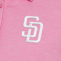Women's Antigua  Pink San Diego Padres Play Through Polo Dress