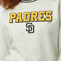 Women's Champion  Cream San Diego Padres Reverse Weave Sweatshirt