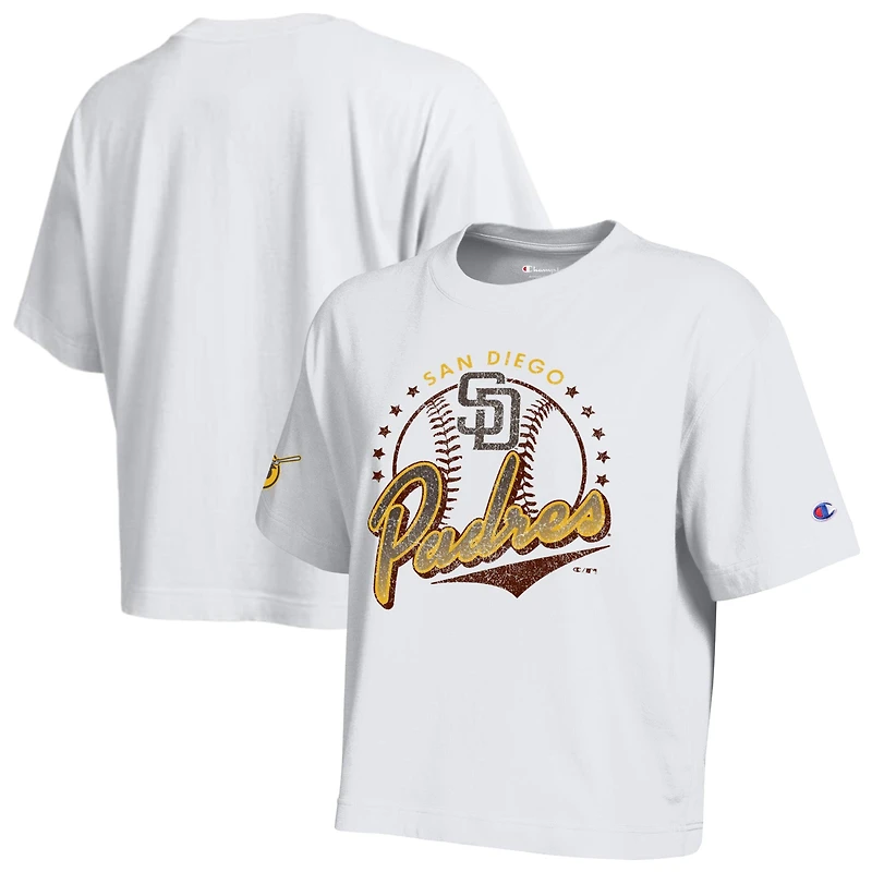 T-shirt blanc Champion San Diego Padres All-Star pour femmes