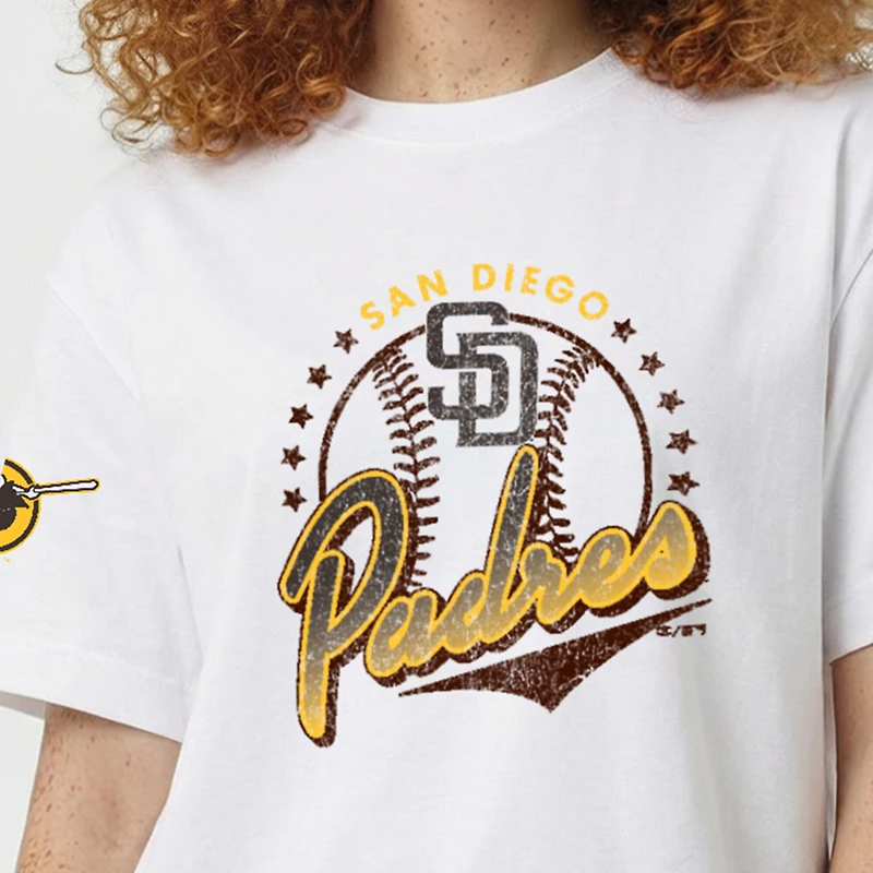 Women's Champion White San Diego Padres All-Star T-Shirt