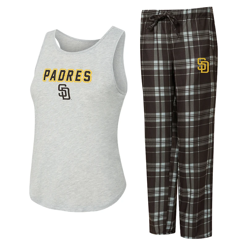 Women's Concepts Sport San Diego Padres Regulate Tank & Pant Set