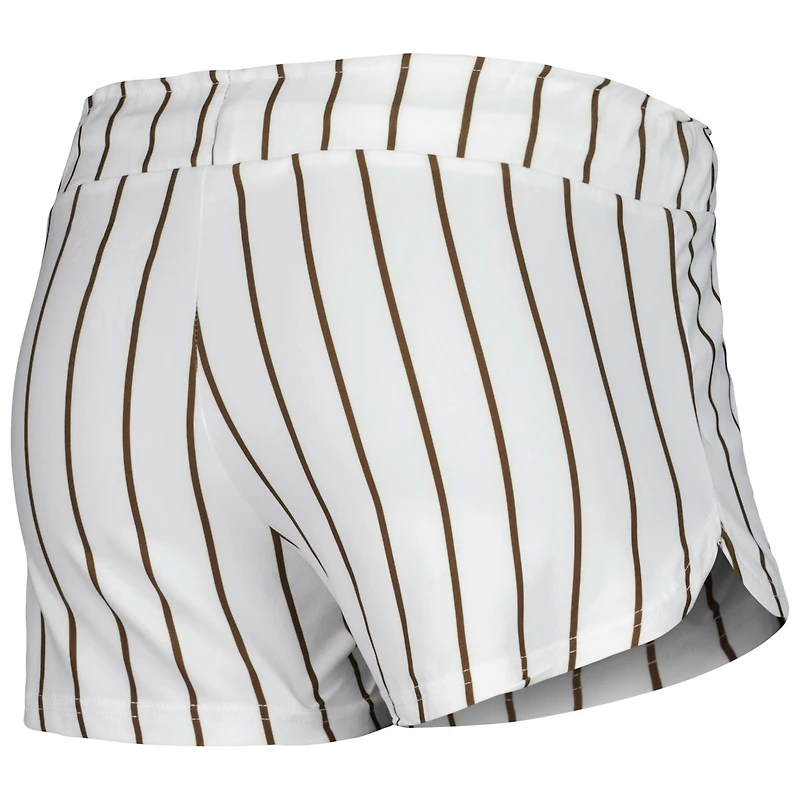 Concepts Sport Ensemble de nuit avec débardeur et short à fines rayures San Diego Padres Reel pour femme
