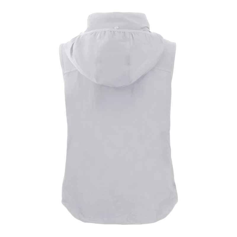 Women's Cutter & Buck Gray San Diego Padres Charter Eco Recycled Full-Zip Vest