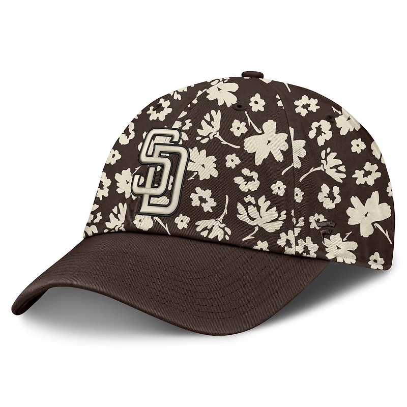 Women's Fanatics Brown San Diego Padres Blossom Adjustable Hat