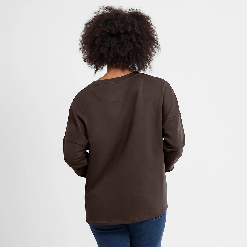 Sweat-shirt oversize marron San Diego Padres Hope pour femme (Fanatics)