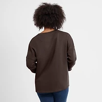 Sweat-shirt oversize marron San Diego Padres Hope pour femme (Fanatics)