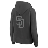 Women's Fanatics Charcoal San Diego Padres Elements Future Ground Subtle Tonal Pullover Hoodie