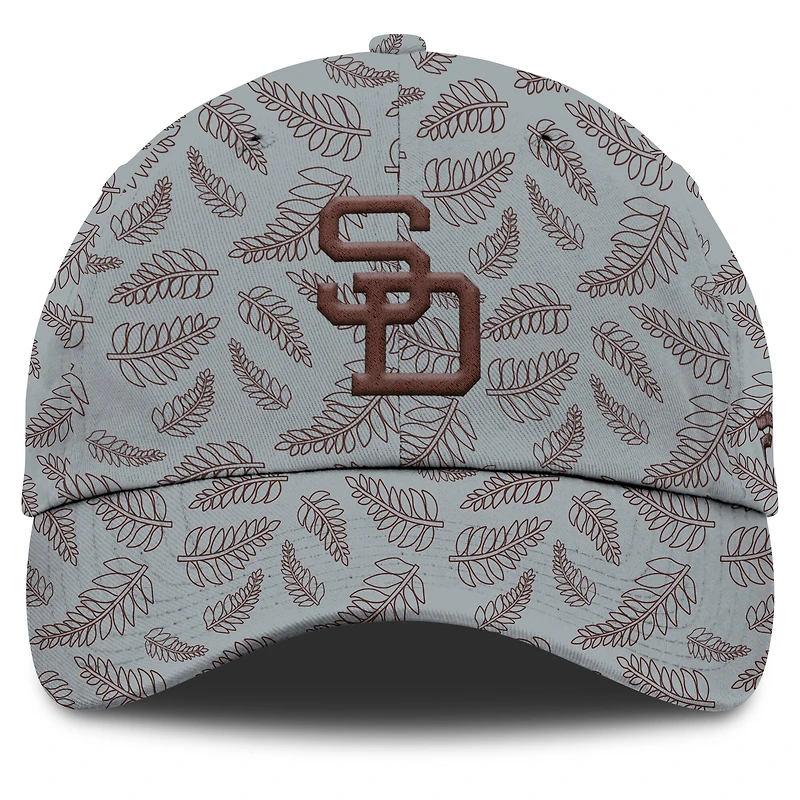 Women's Fanatics  Gray San Diego Padres Cooperstown Collection Shift Adjustable Hat