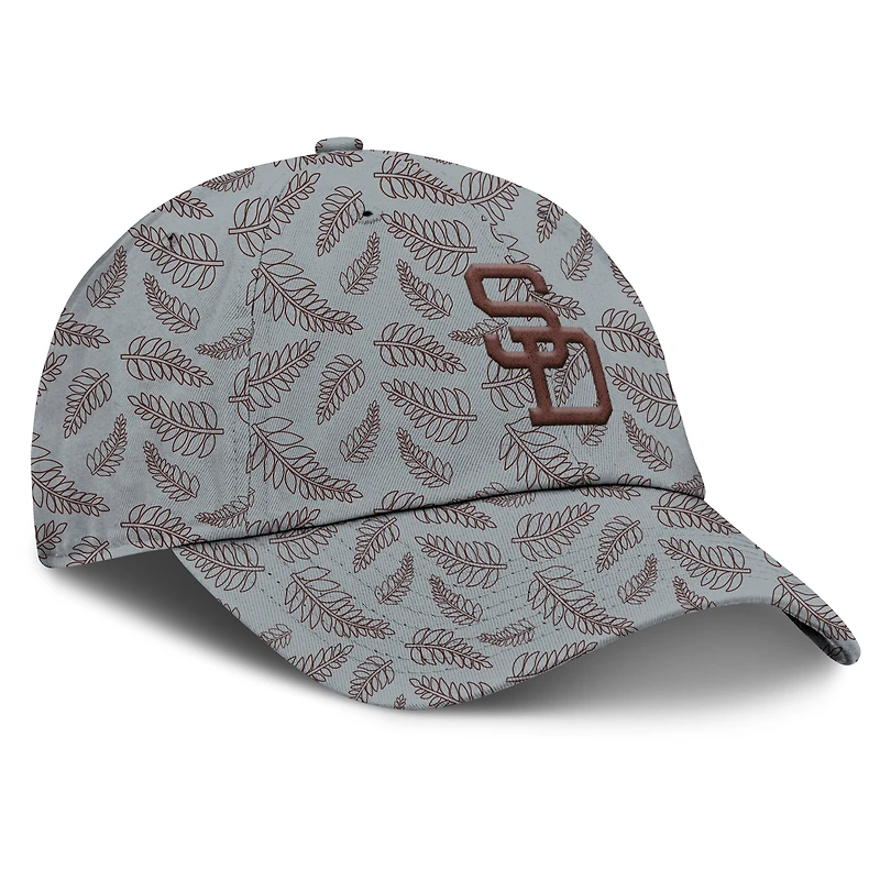 Women's Fanatics  Gray San Diego Padres Cooperstown Collection Shift Adjustable Hat