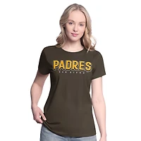 Women's G-III 4Her by Carl Banks  Brown/Gold San Diego Padres Two T-Shirt Combo Pack