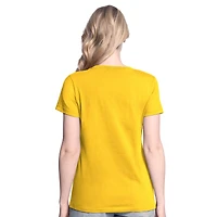 Women's G-III 4Her by Carl Banks  Brown/Gold San Diego Padres Two T-Shirt Combo Pack