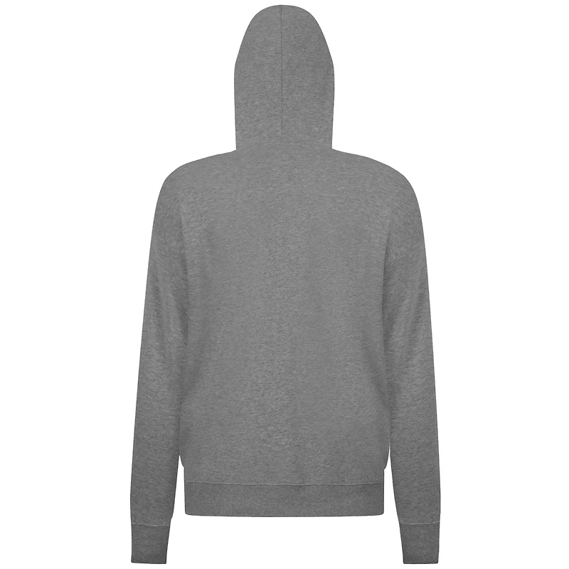 Women's Levelwear Gray San Diego Padres  Adorn Throwback Spellout Pullover Hoodie