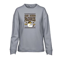 Sweat-shirt inaugural Fiona des Padres de San Diego pour femme, gris, Levelwear
