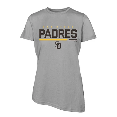 Women's Levelwear Steel San Diego Padres Birch T-Shirt