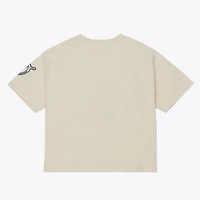 T-shirt court Mitchell & Ness crème San Diego Padres Cooperstown Yacht Rock pour femme