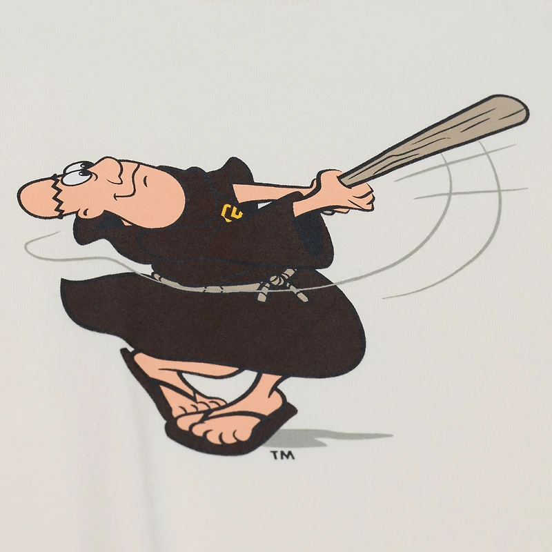 T-shirt boyfriend raglan crème Mitchell & Ness pour femme des Padres de San Diego