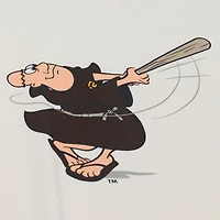 T-shirt boyfriend raglan crème Mitchell & Ness pour femme des Padres de San Diego