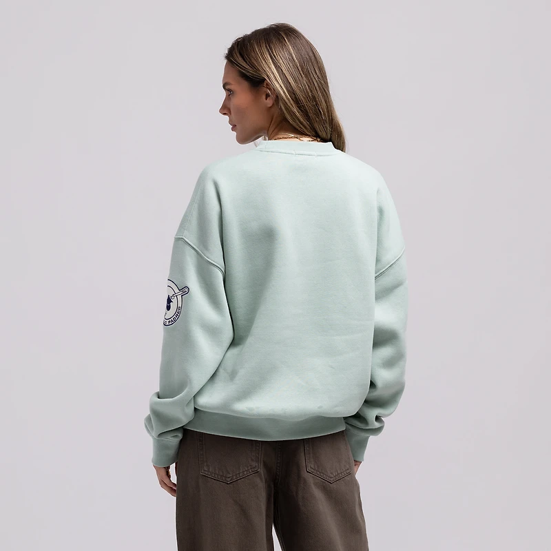 Women's Mitchell & Ness  Green San Diego Padres Yacht Rock Sweatshirt