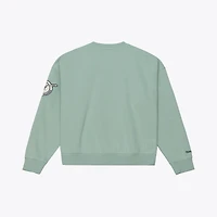 Women's Mitchell & Ness  Green San Diego Padres Yacht Rock Sweatshirt